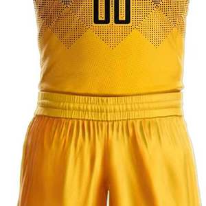 Uniforme de baloncesto hecho a medida, conjuntos de camisetas de baloncesto lisas para hombre, ropa deportiva de poliéster, logotipo personalizado, servicio OEM - Product Image 5