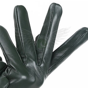 Gants en cuir noir pour hommes, accessoires à la mode, utilisation quotidienne, fête, à la mode, 2020 - Product Image 5