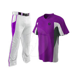 Uniforme de Béisbol Estampado de Último Diseño del Fabricante, Ropa Deportiva Transpirable de Secado Rápido, Nueva Llegada, Conjuntos de Tallas Grandes - Product Image 1