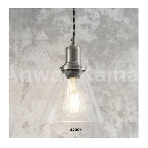 Vente chaude Verre Cône Satin Nickel Pendentif Suspension Lumière Idéal Pour La Maison Salon Chambre Cuisine & Bureau Décor - Product Image 1