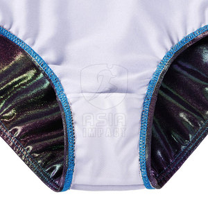 ชุดลีโอตาร์ดออกกำลังกายสำหรับผู้หญิง ดีไซน์ทันสมัย เหมาะสำหรับการฝึกซ้อมและการแสดง ผลิตจากผ้าเนื้อนุ่ม ระบายอากาศได้ดี ใช้ได้กับยิมนาสติก การเต้น และฟิตเนส - Product Image 4