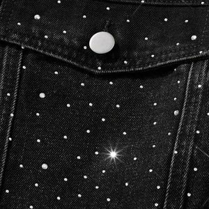 Chaqueta Bomber de Invierno para Hombre al por Mayor, de Lona con Pedrería, Cuello Alto, Delgada, Transpirable, de Alta Calidad, Nuevo Diseño - Product Image 4