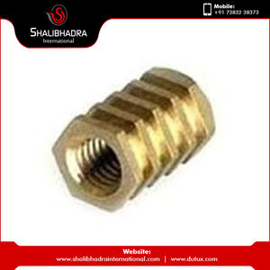 Norme ISO M6/M4 Écrou d'insertion en plastique Attaches en laiton avec finition polie Filetage M2 Taille M3 pour usage industriel Rotation rapide - Product Image 4