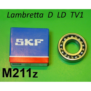 Rodamiento SKF 6205 Lambretta D + embrague LD - Lado del cigüeñal de la transmisión Lambretta TV1 - Product Image 1