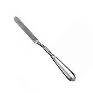 Lime à os en acier inoxydable de haute qualité, manche creux, 28 cm, 11 pouces, instrument chirurgical orthopédique, façonnage et lissage des os - Product Image 2