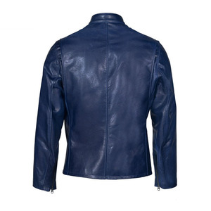 Chaqueta de cuero de buen fabricante totalmente personalizada, superventas, chaqueta de cuero antiarrugas de tendencia superior para hombre con alta calidad - Product Image 2