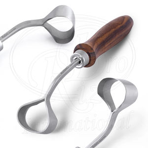 ริซโบร อินเตอร์เนชั่นแนล สำหรับมีดตัดกีบสัตว์ ใบมีดสแตนเลส J <span class=keywords><strong>2</strong></span> ใบมีด ด้ามไม้แบบใช้ซ้ำได้ เครื่องมือตัดแต่งกีบม้าสำหรับช่างตัดแต่งกีบ มาตรฐาน ISO CE - Product Image 3