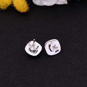 Copper Turquoise Sterling <b>Silver</b> Bezel Setting Luxury <b>Stud</b> <b>Earrings</b> for Women-Party Gift Boho Gemstone - Product Image 2