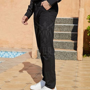 Pantalon décontracté léger pour homme, coupe ajustée, coton et polyester, haute qualité, nouvelle arrivée en ligne, best-seller - Product Image 5