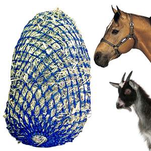 Wholesale Nylon <b>Slow</b> <b>Feeder</b> Horse hay Nets Bag Horse hay Bag Net Heavy Duty Mesh Feed Bag for Horses OEM Welcme - Product Image 3
