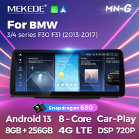 Lecteur vidéo tactile Android MEKEDE 1920*720P Qualcomm 680, autoradio stéréo, DVR pour BMW Série 3 F30 F31 Série 4 F34