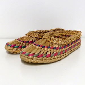 Sandalias planas de jacinto de agua, cómodas, tipo pantuflas, precio al por mayor, sandalias tejidas - Product Image 1