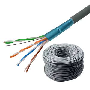 Kabel jaringan <span class=keywords><strong>5</strong></span> kucing kualitas tinggi 24AWG UTP FTP <span class=keywords><strong>SFTP</strong></span> Cat5e kabel <span class=keywords><strong>CU</strong></span> tembaga kucing 5e, kucing 5e 4 pasang Putar - Product Image 1
