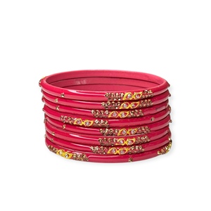 Conjunto de Brazaletes de Boda Modernos Chapados en Oro Rosa de la Más Alta Calidad, Diseño Premium con Imitación de Perlas a Precio de Mayoreo para Mujer - Product Image 3
