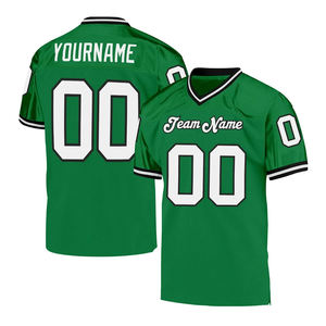 New Arrival SOft Feel Dazzle And <b>Mesh</b> Fabric 100% Polyester Football Jersey Custom Embroidery patches Youth <b>Sizes</b> Hockey Jersey - Product Image 4