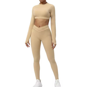 2025 Offre Spéciale femmes costumes de sport exercice Yoga ensembles tenues de gymnastique vêtements de Fitness pour les femmes - Product Image 3