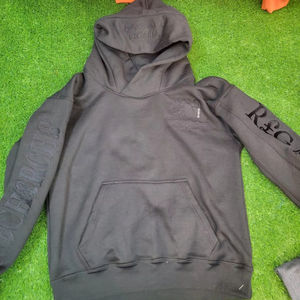 เสื้อครอปท็อปมีฮู้ดคอตั้งมีซิปปักโลโก้สไตล์ฤดูหนาวผ้าฝ้าย100% ปรับแต่งได้ - Product Image 1