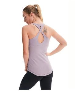 Venta al por mayor de alta calidad de las mujeres ropa de fitness de diseño de moda yoga tank tops - Product Image 4