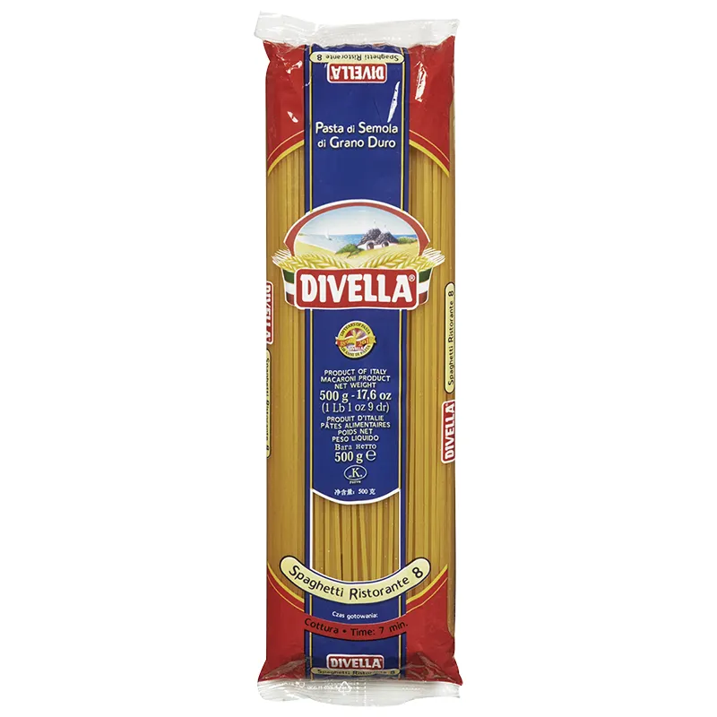 Spaghetti di Pasta con etichetta privata 500 G di pasta italiana |