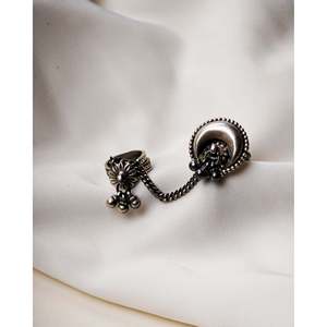 Anillo de Plata 925 con Diseño Geométrico en Racimo, Chapado en Rodio, Estilo Vintage y Bonito para Uso Diario - Product Image 3