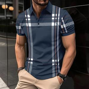 Nuevo Polo de manga larga para hombre, sudadera informal de negocios, Top clásico de moda de Color sólido, Top básico con cuello en V de marca para hombre - Product Image 5