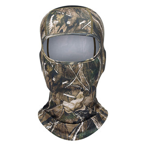 หน้ากากคลุมหน้าลายพรางสำหรับผู้ใหญ่ ระบายอากาศได้ ยืดหยุ่น ลายใบไม้ สำหรับการล่าสัตว์ ยิงปืน และเพ้นท์บอล - Product Image 2