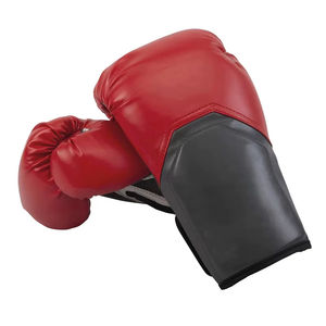 Guantes de Boxeo de Cuero Transpirable de Alta Calidad con Cierre de Velcro para Entrenamiento de Boxeo en Gimnasio - Product Image 4