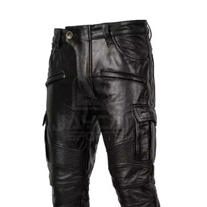 กางเกงหนังผู้ชายขายดี ผลิตจากโรงงาน MOQ ต่ำ ขายส่ง คุณภาพดีที่สุด - Product Image 4