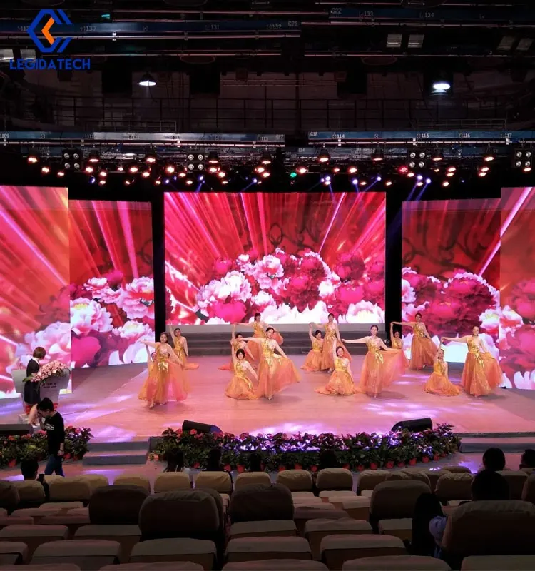 Cina LED display P3.91 P2.6 P2.9 Wedding Studio Stage Interactive Dance Floor schermo Led per eventi