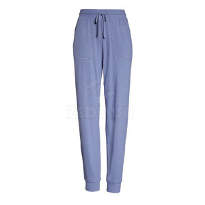 Femmes nouveauté été pantalon 100% coton respirant élastique taille moyenne fermeture plat avant Style décontracté prix de gros - Product Image 1