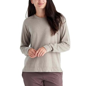 Sudaderas de algodón liso de gran tamaño para mujer, sudadera de lana con hombros caídos, sudaderas transpirables de talla grande para mujer, sudaderas con capucha de 320g - Product Image 1