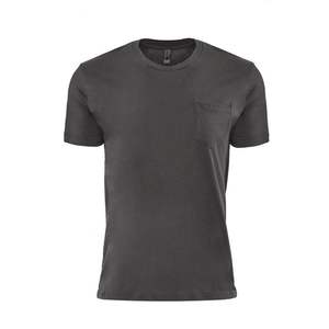 T-shirt unisexe à poche en coton gris chiné uni Next Level 6200-T-shirts à col rond en poly/coton - Product Image 6
