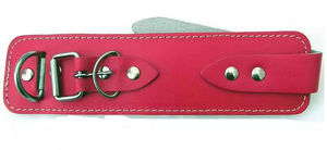 Sangle de cheville en cuir noir rembourré pour câble de gymnastique Protection professionnelle Imperméable Fitness Training Low quantité minimale de commande Best - Product Image 4