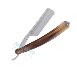 Maquinilla de afeitar recta de acero inoxidable reutilizable para hombre al por mayor, maquinilla de afeitar de seguridad desechable, cortador de caja hecho en Pakistán para barberos - Product Image 2