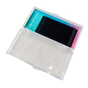 Bandejas de extensión de pestañas de Cachemira de terciopelo personalizado mate oscuro Premium JB/C/D Aplicación de belleza Mezcla de longitud Extensiones de pestañas de 0,15mm - Product Image 2