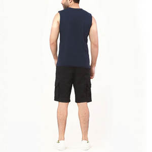 Hot Selling Cotton Muscle Singlet Sleeveless Travel <b>Vest</b> <b>Bodybuilding</b> Fitness Gym Workout Men's Tank Top - Product Image 5