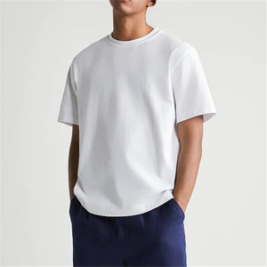 High Quality Printing Heavy <b>Weight</b> T Shirt for Men Tshirt Oversized Drop Shoulder T-shirt <b>Blank</b> Cotton Street Wear - Product Image 2