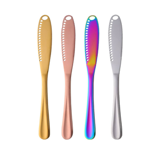 มีดปาดเนย3อิน1มีดเนยสแตนเลสมีดตัดเนยที่ชีส PVD หูจับโลโก้และขนาดที่กำหนดเอง - Product Image 6