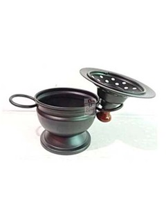Quemador de carbón de hierro y Metal, quemador de carbón de incienso esencial moderno, ambientador para el hogar, quemador de incienso negro para Hotel y Bar - Product Image 5