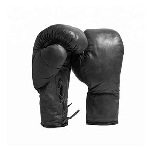 Guantes de boxeo de diseño personalizado Guantes de boxeo profesionales de entrenamiento de cuero real 100% Guantes de boxeo de cuero genuino - Product Image 4