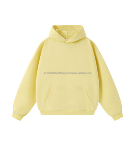 Sweat-shirt à capuche surdimensionné bleu ciel personnalisé en coton et polyester Pulls Jumpers - Product Image 5