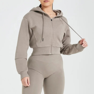 2026 tendance épais polaire hauts à capuche et pantalons évasés ensemble haute qualité femmes solide vêtements d'hiver avec technique teint uni - Product Image 2