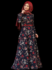 Vente en gros, meilleur service OEM, abaya islamique, robe longue, nouvelle arrivée, logo personnalisé, vente chaude, vêtements pour femmes, extensible dans les quatre sens - Product Image 4