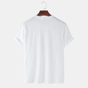 T-shirts graphiques streetwear vierges pour sérigraphie 100% coton peigné pour hommes, personnalisables, vintage, coupe oversize, grandes tailles, délavé à l'acide - Product Image 3