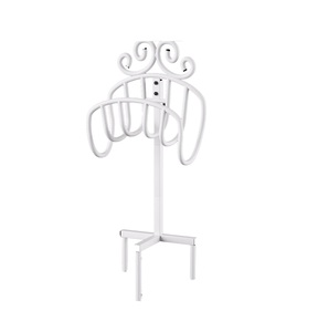 ร้อนขายโลหะผู้ถือท่อสวนสําหรับกลางแจ้งที่ถอดออกได้ผู้ถือท่อจัดเก็บยืนเหล็กผู้ถือท่อน้ํา - Product Image 2