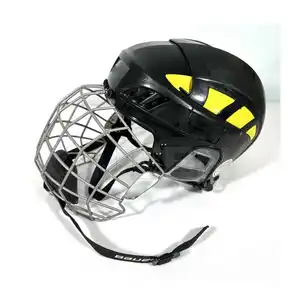 Casco profesional de fabricante, casco de cara completa Vintage personalizado, casco de seguridad deportivo para campo de hockey sobre hielo