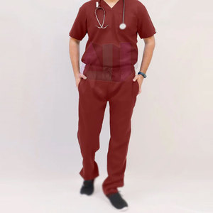 Conjunto de Uniforme Médico para Hombre, Ajuste Suave, de Alta Calidad, Ecológico, Ligero, con Tela de Algodón Suave y Diseño Cómodo - Product Image 1