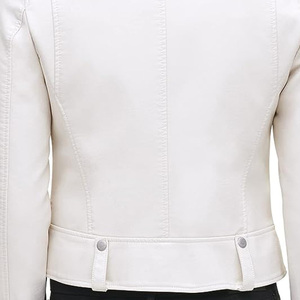 แจ็กเก็ตหนังวัวสีขาวสำหรับผู้ชาย2026แจ็กเก็ตหนังวัวสีขาวแบบคลาสสิก - Product Image 5