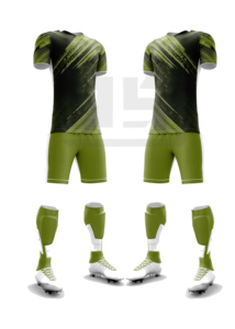 Conjunto de Camiseta y Pantalones Cortos de Fútbol con Nombre de Equipo Personalizado, 100% Poliéster, Transpirable y que Absorbe la Humedad, Impresión por Transferencia de Calor, Tallas Unisex para Adultos - Product Image 6