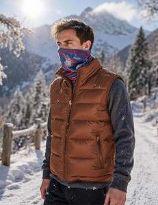 Vente directe d'usine Meilleure vente Gilet matelassé zippé décontracté pour homme Hiver Haute qualité Respirant Personnalisé 100% polyester - Product Image 4